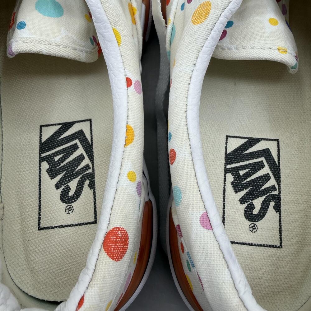 Vans Era UV Ink Floral Platform Shoes Womens US 7 Multicolor Polka Dot Sneakers - Picture 8 of 9